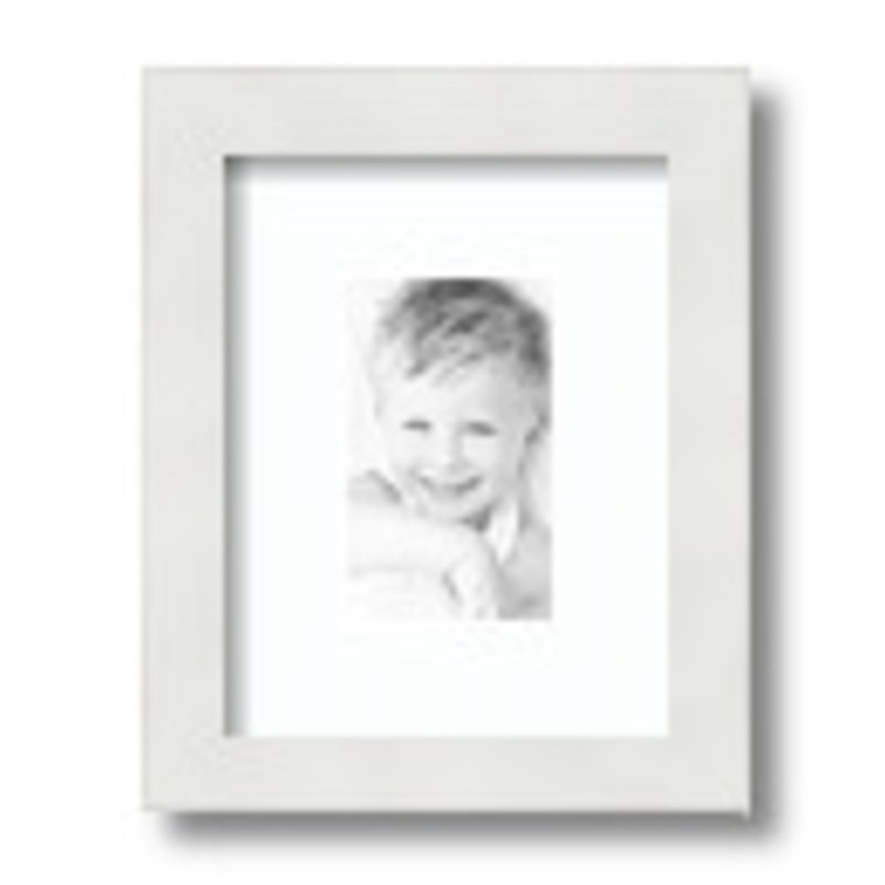 Matte Picture Frame with Mat, Super White