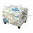 Linen Storage Ottoman With Turned Legs-225360105