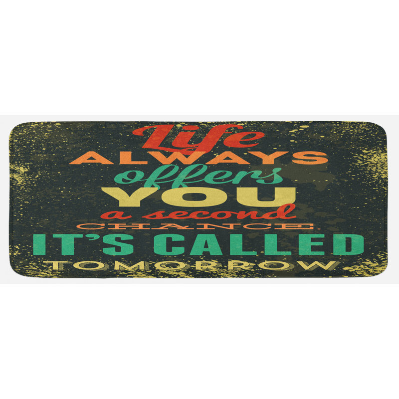 Tapis de cuisine grunge