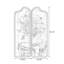 Paravent 2 panneaux en bois massif-1930997767