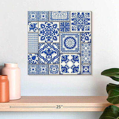 Carreaux de faïence bleue Kerner