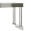 Tables de travail en acier inoxydable L 43,3 po x H 47,2 po VidaXL-96261880