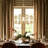 5 - Light Dimmable Glass Drum Chandelier