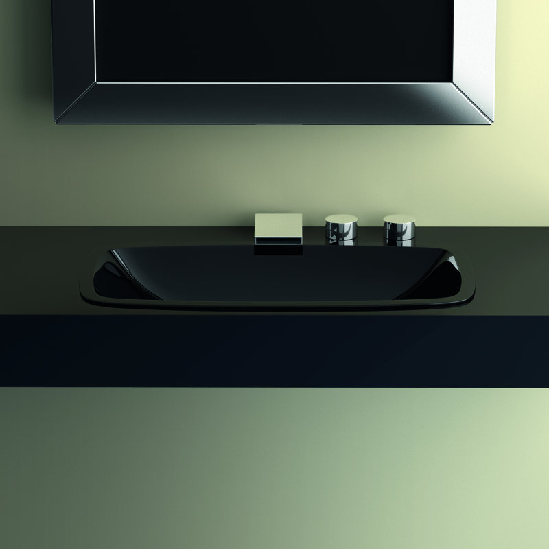 Pert Open Undermount Modern Bathroom Sink