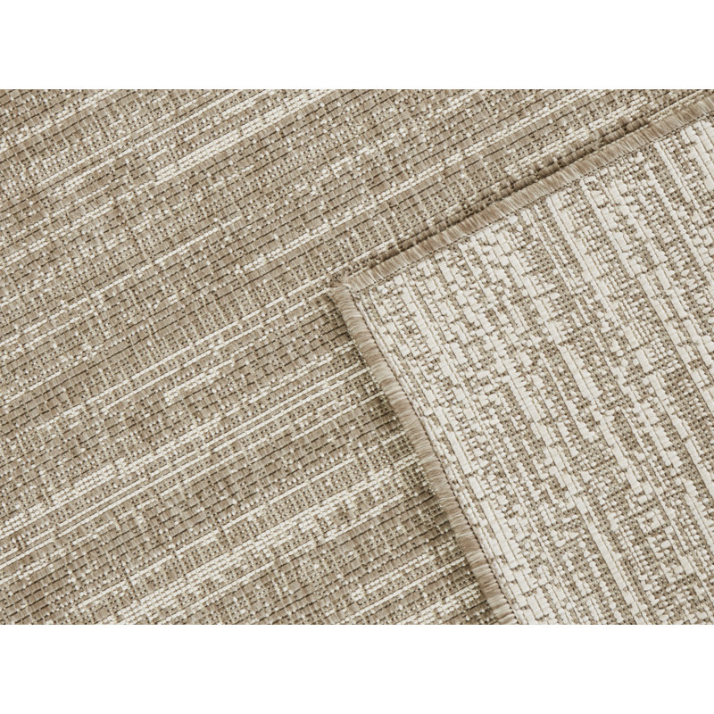 Machine Woven Linen Indoor/Outdoor Rug, Rectangle  80 x 150cm