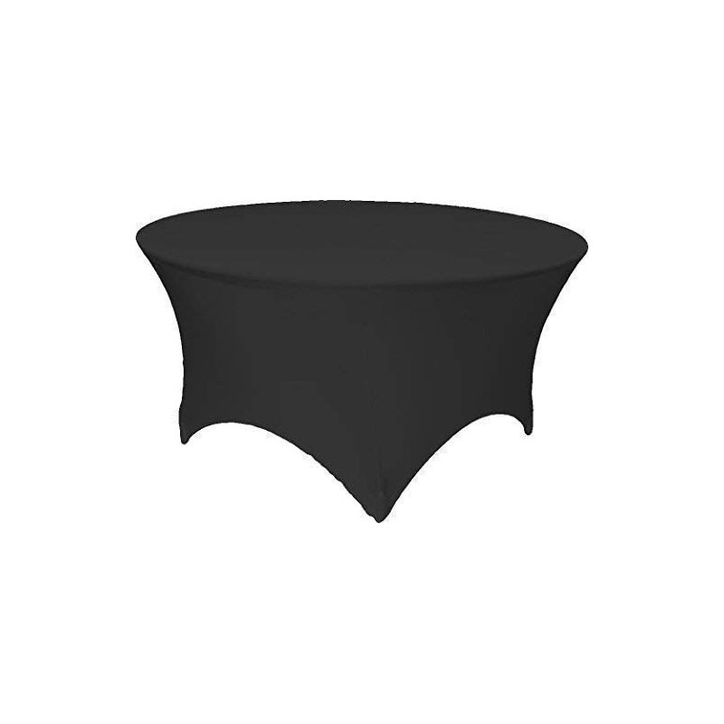 Ifiye Round Solid Colour Tablecloth, White