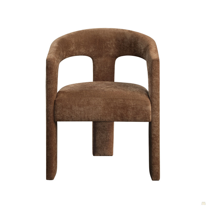 Chaise avec accoudoirs en lin (ensemble de 2)