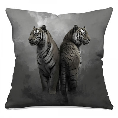 Coussins décoratifs à deux faces Two Tigers