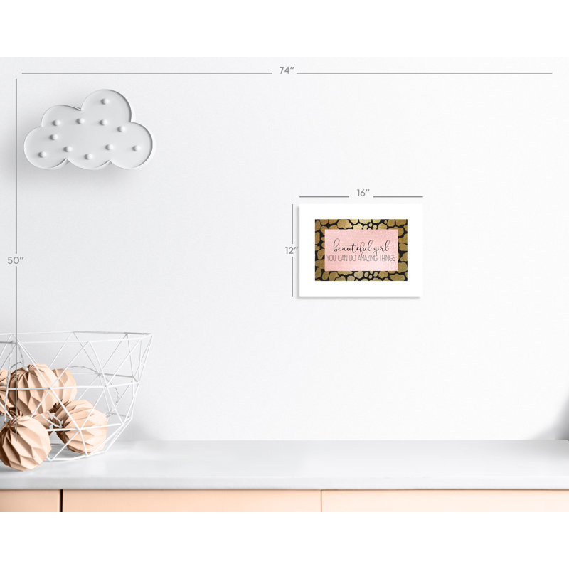 Impression sur papier Amazing Things, H 12 po x l 16 po x P 1 po, Papier