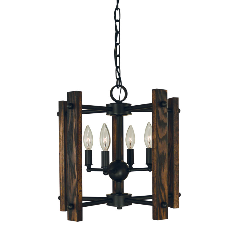 Mini-lustre 4 lumières Modern Farmhouse par Gracie Oaks