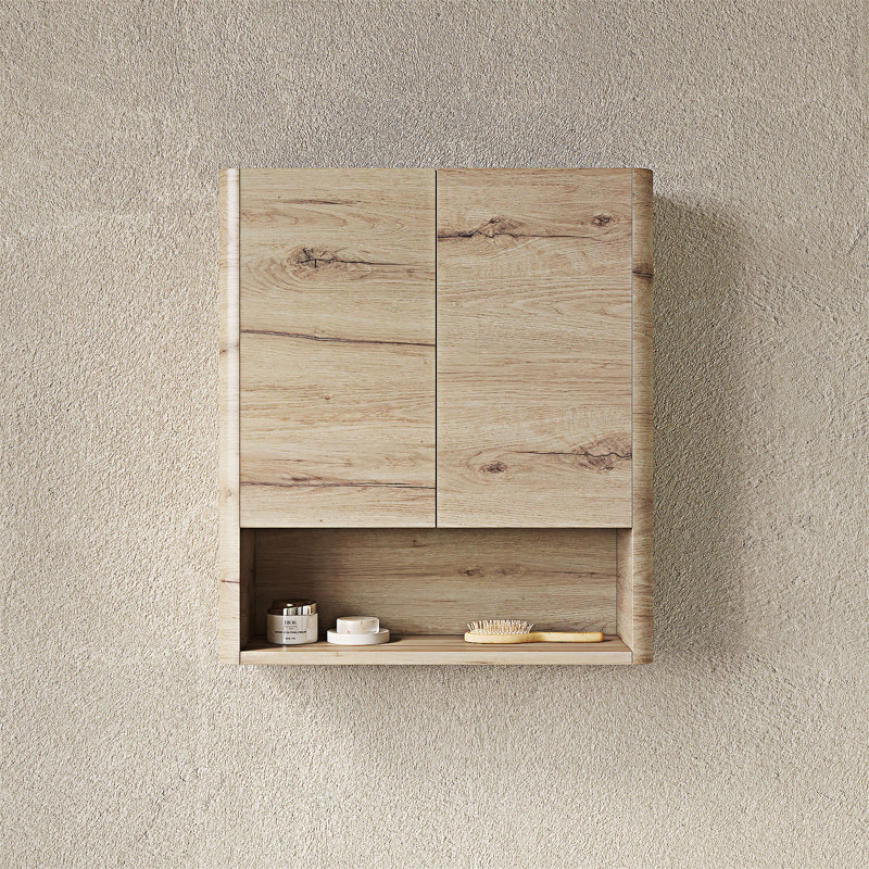 Armoire de salle de bain murale, White Oak