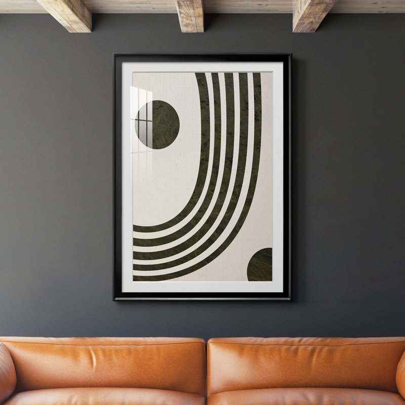 «Tubular Abstract I», reproduction encadrée de qualité supérieure, prête à être accrochée, H 26,5 po x l 36,5 po x P 1,5 po