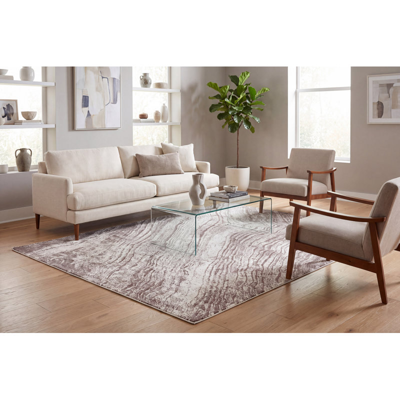 Abstract Rug, Rectangle 5'2" x 7'
