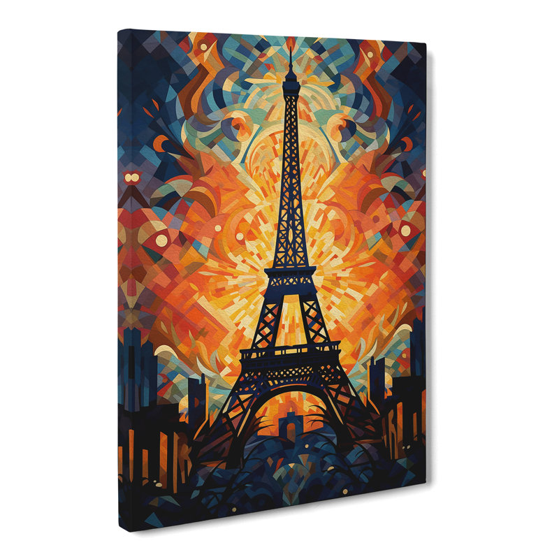 Eiffel Tower No.2 - Print, 50cm H x 35cm W x 3cm D