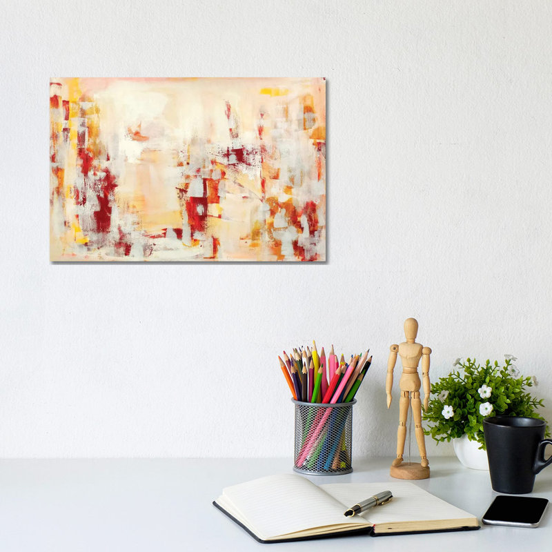 No Place Like Home by Monika Mickute - Wrapped Canvas Painting, 20.32 cm H x 30.48 cm W