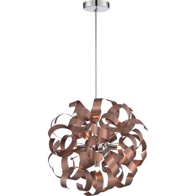 Lustre sphérique unique à 12 lumières Ailis