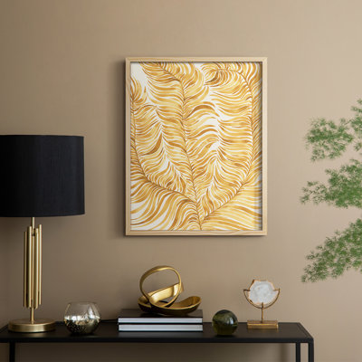 «Quiet Harmony IV», reproduction encadrée - bois massif