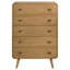 Commode à 5 tiroirs Winston Light Ash