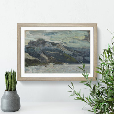 Lake Traun with Mountain by Richard Gerstl - Picture Frame Painting
