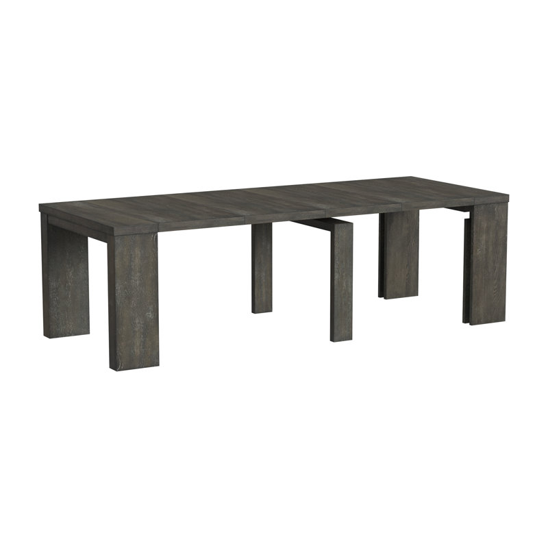 Flex Extendable Dining Table, Reclaimed Chevron, Reclaimed Chevron