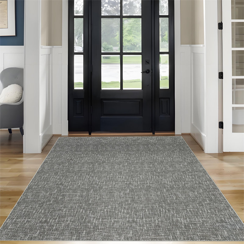 Modern Abstract Area Rugs for Living Room Soft Low-Pile Carpet Washable Rugs Indoor Foldable Printed Textured Floor Carpet Non Slip Mat Rug for Office Dining Room