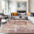 Transitional Distressed Machine Washable Non Slip Area Rug-129453015
