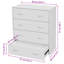 Vanwinkle 60 cm W Chest of 4 Drawers-80794244