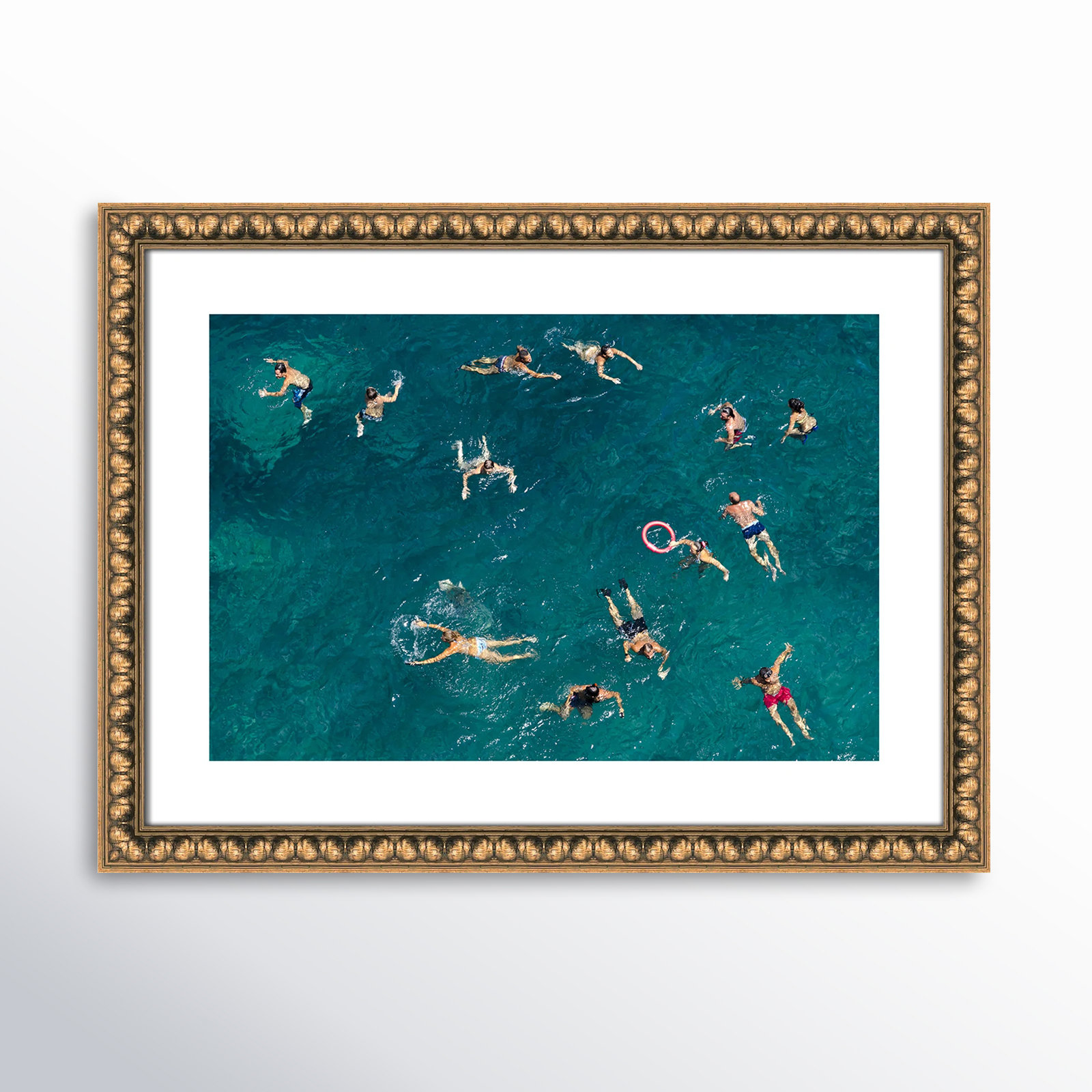 Tonti - Photograph Print, Gold Bead Framed Paper, 17" H x 23" W x 1.13" D