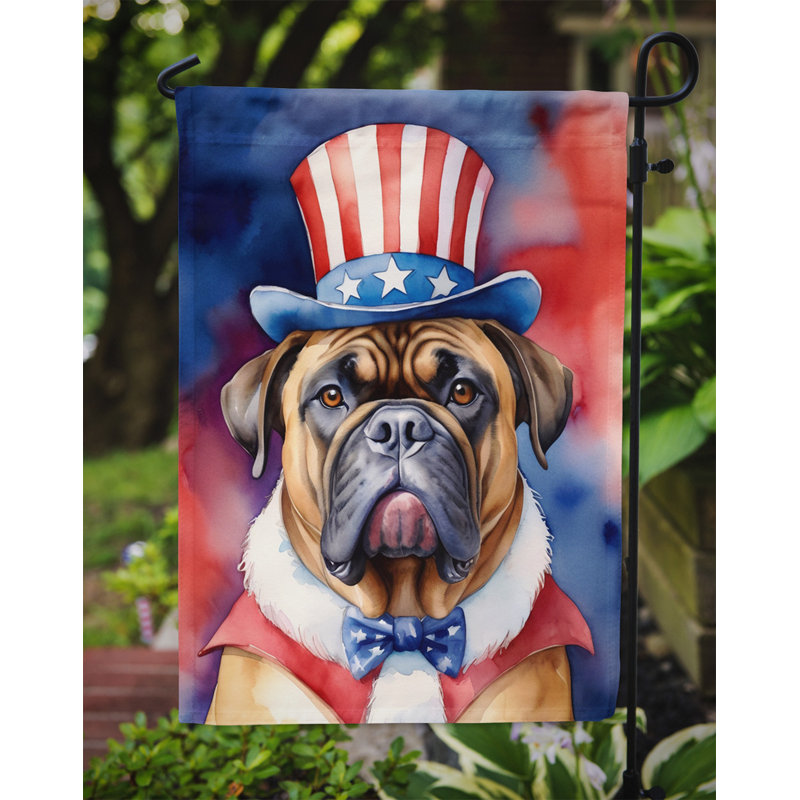 Drapeau patriotique du jardin américain, Bullmastiff