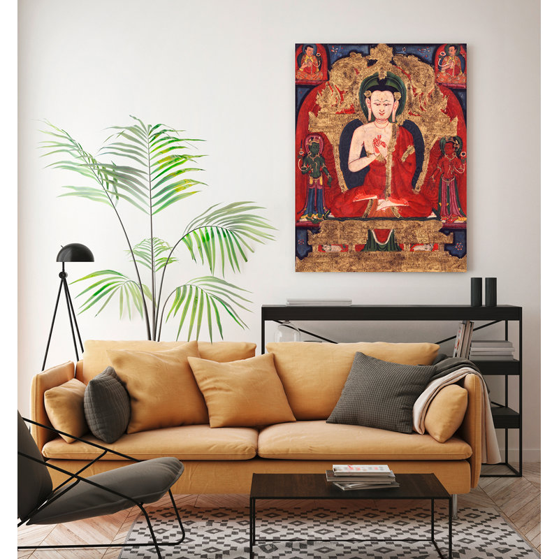 Buddha Vairocana - Wrapped Canvas Print, 80cm H x 60cm W x 4cm D