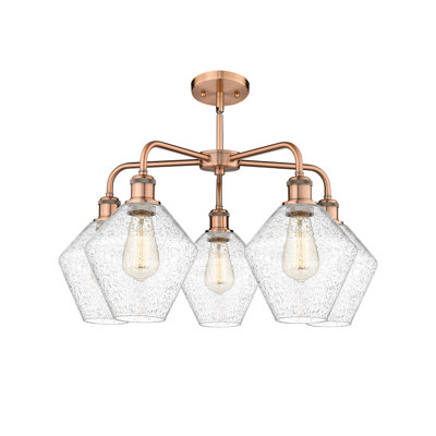 5 - Light Dimmable Teardrop Chandelier
