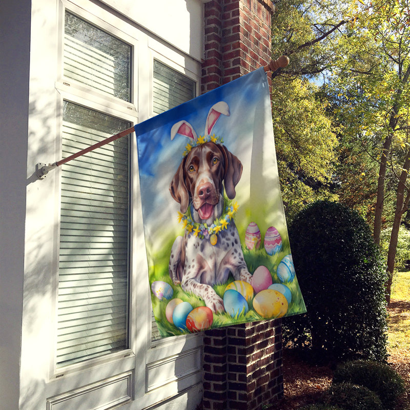 Easter Egg Hunt Double Sided 40'' H x 28'' W Polyester Easter House Flag