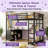 Space Saving Twin Loft Bed with L-Shaped Study Desk & Open Wardrobe - Integrated Storage for Kids, Teens & Adults-347789251-347789250