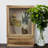 Ainagul Burlywood Wood Gilded Shadow Box Picture Frame with Mat