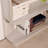 Freestanding Corner Bookshelf with Space-Saving Design and Secure Storage-129159051