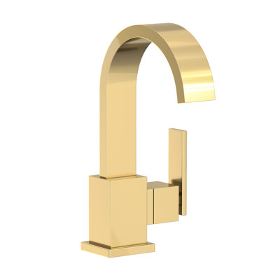 Secant Single Hole Bathroom Faucet with Drain Assembly