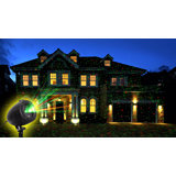 Holiday Show Laser Projection and Strobe Lights