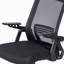Fauteuil ergonomique en filet noir