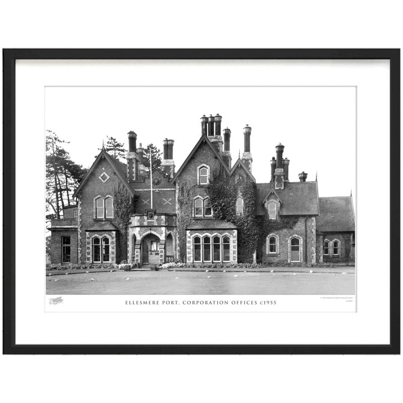 Ellesmere Port, Corporation Offices C1955 by Francis Frith - Single Picture Frame Print, 40cm H x 50cm W x 2.3cm D