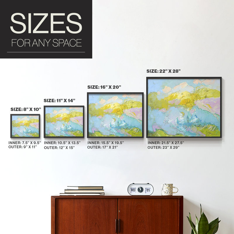 Learning to Fly -Framed Print - Restickable, H 16 po x l 20 po, Noir, noir, noir, noir