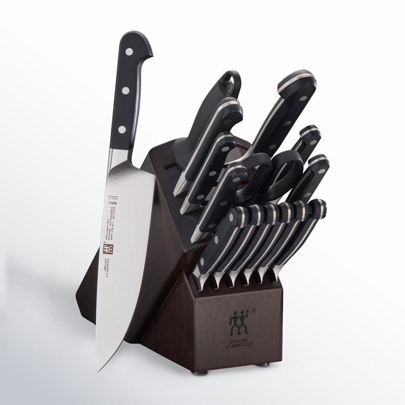 Ensemble de couteaux 16 pièces Zwilling Pro, Noyer
