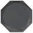 Jaylicia Octagonal Solid Mango Wood Side Table Grey-627632626