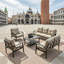 Ensemble de meubles de patio en métal 5 pièces-853715901