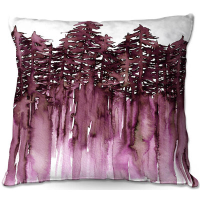 Floral Reversible Throw Pillow