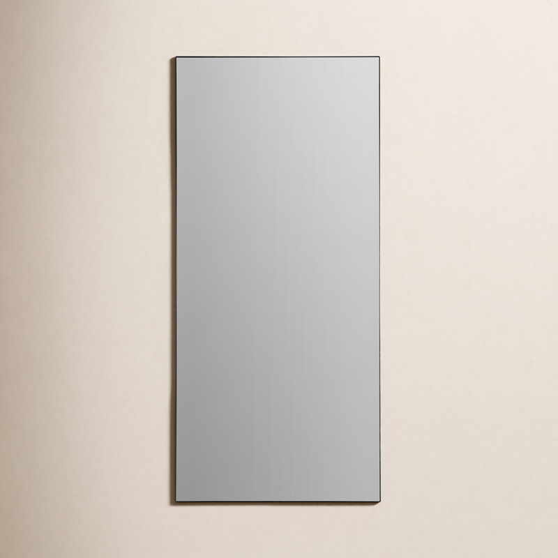 Dainton Rectangle Metal Mirror, Black