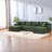 Modular Corduroy Sofas, Comfortable U-shaped Sectional For Home
