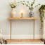 100cm W Rectangular Solid Wood Console Table Wall Mounted Shelves