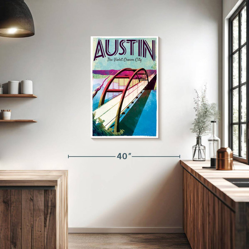 Austin Poster, 36" H x 24" W