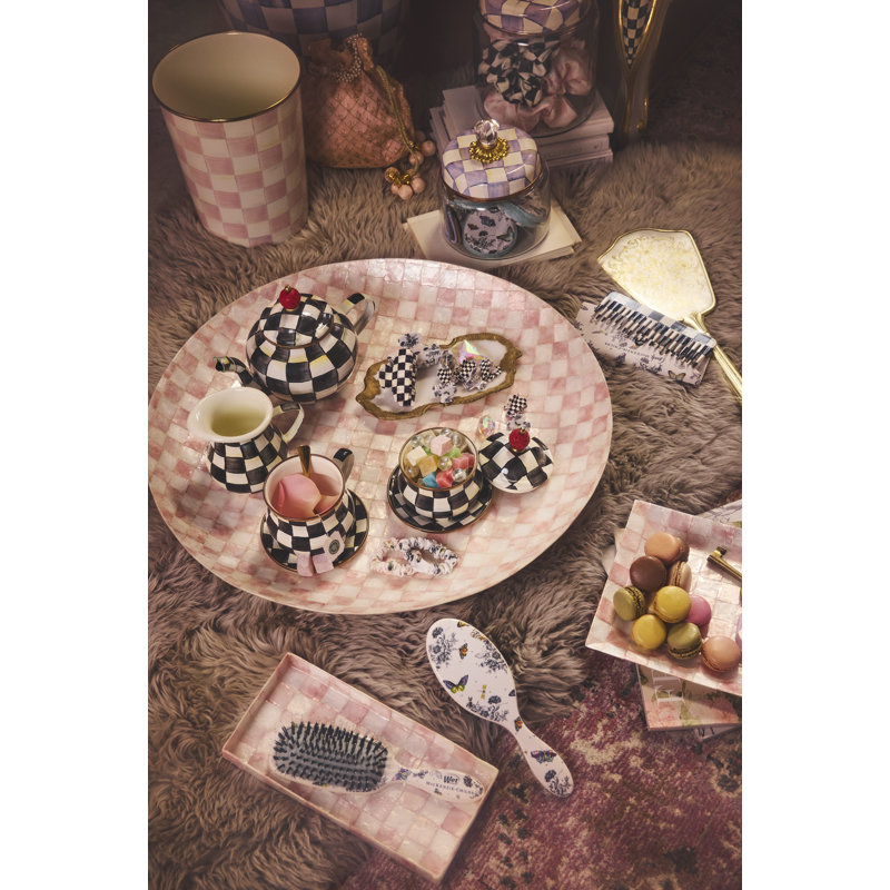 Rosy Check Capiz Catchall Tray
