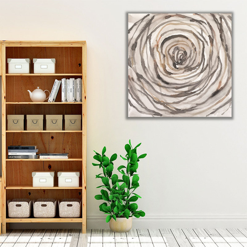 Branche torsadée I - reproduction d'art sur toile, H 12 po x l 12 po
